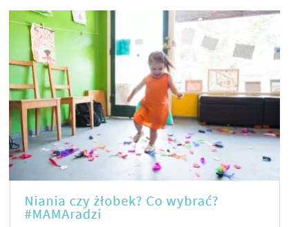 artykuł niania czy żłobek